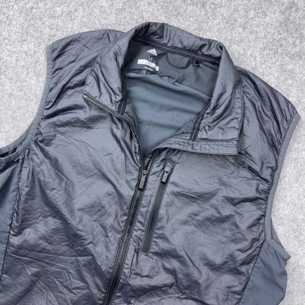 Adidas Vest Mens Medium Gray Terrex Agravic Alpha Pertex Lightweight Hiking Run
